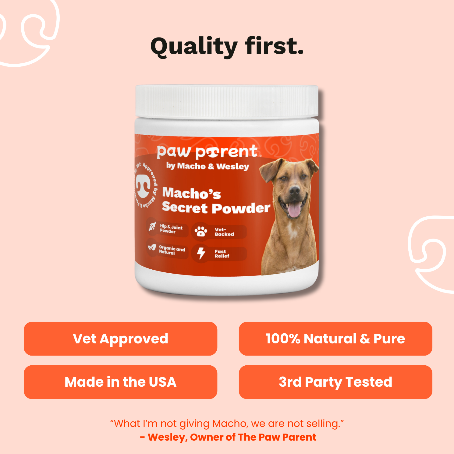 The Paw Parent - Spine & Disc Powder