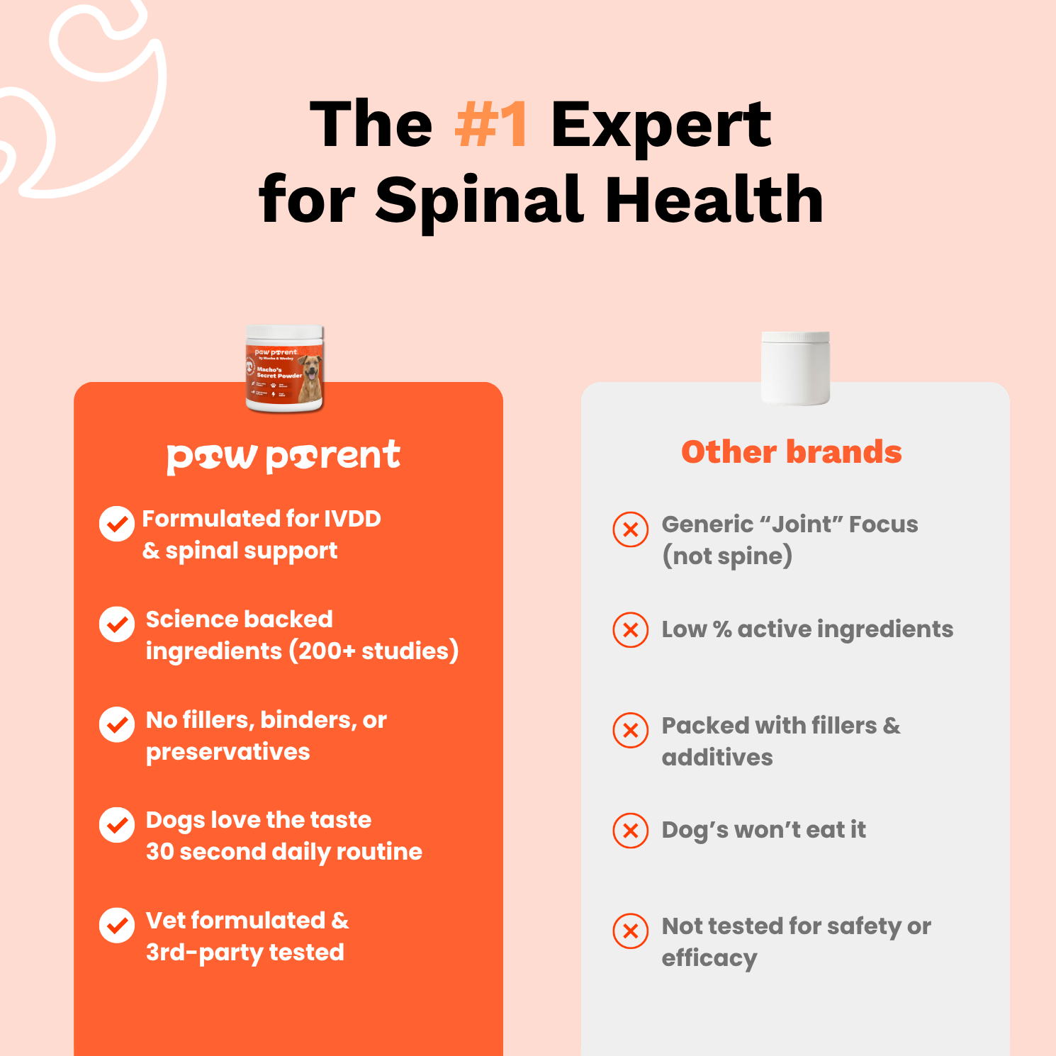 The Paw Parent - Spine & Disc Powder