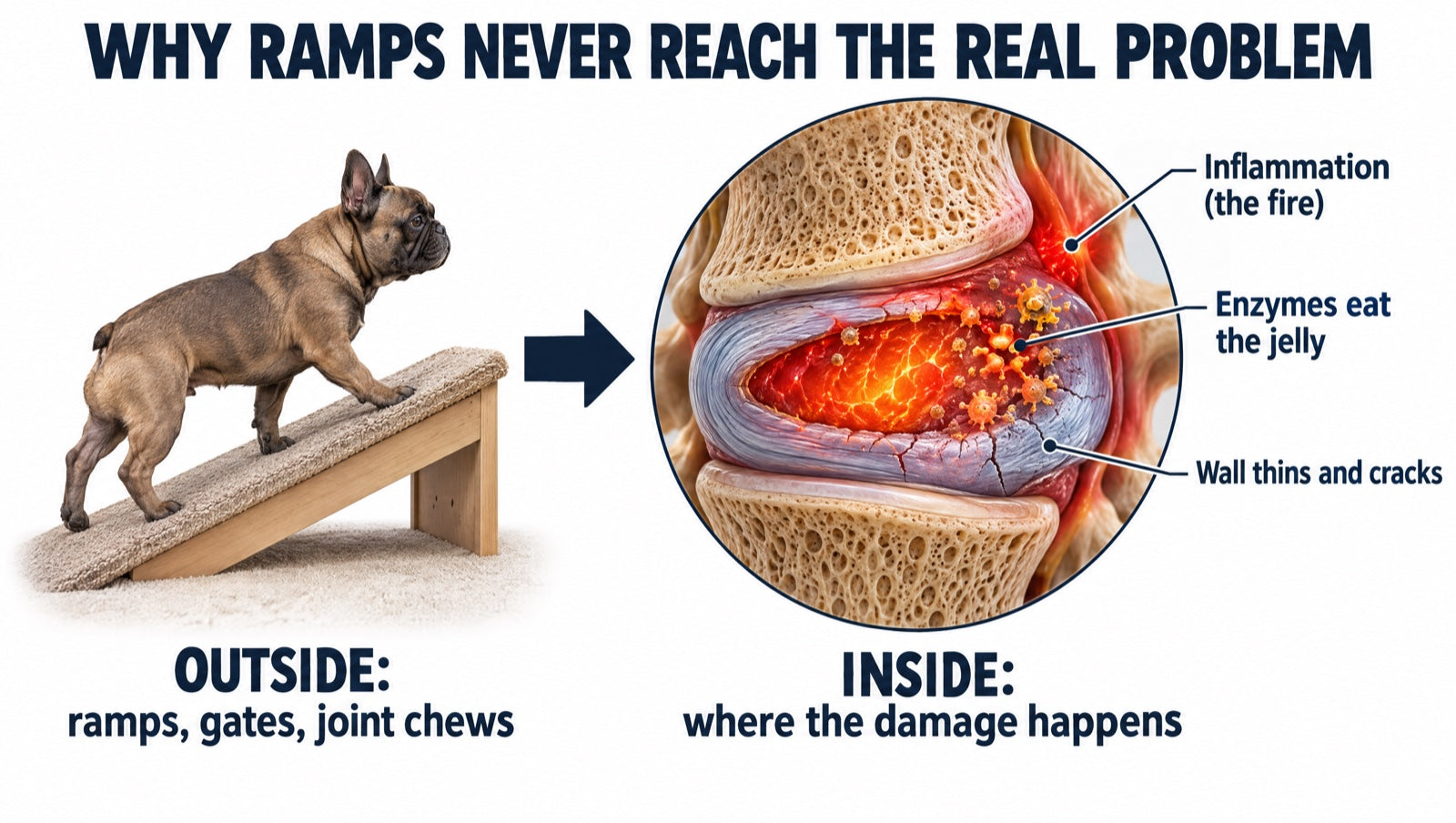 Ramps work on the outside; the damage happens inside the disc